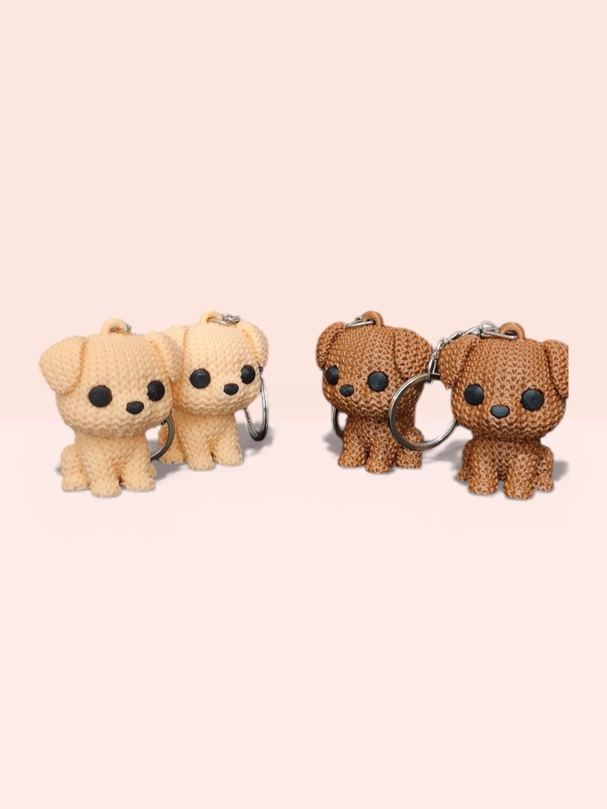 Örgü Puppy Anahtarlık