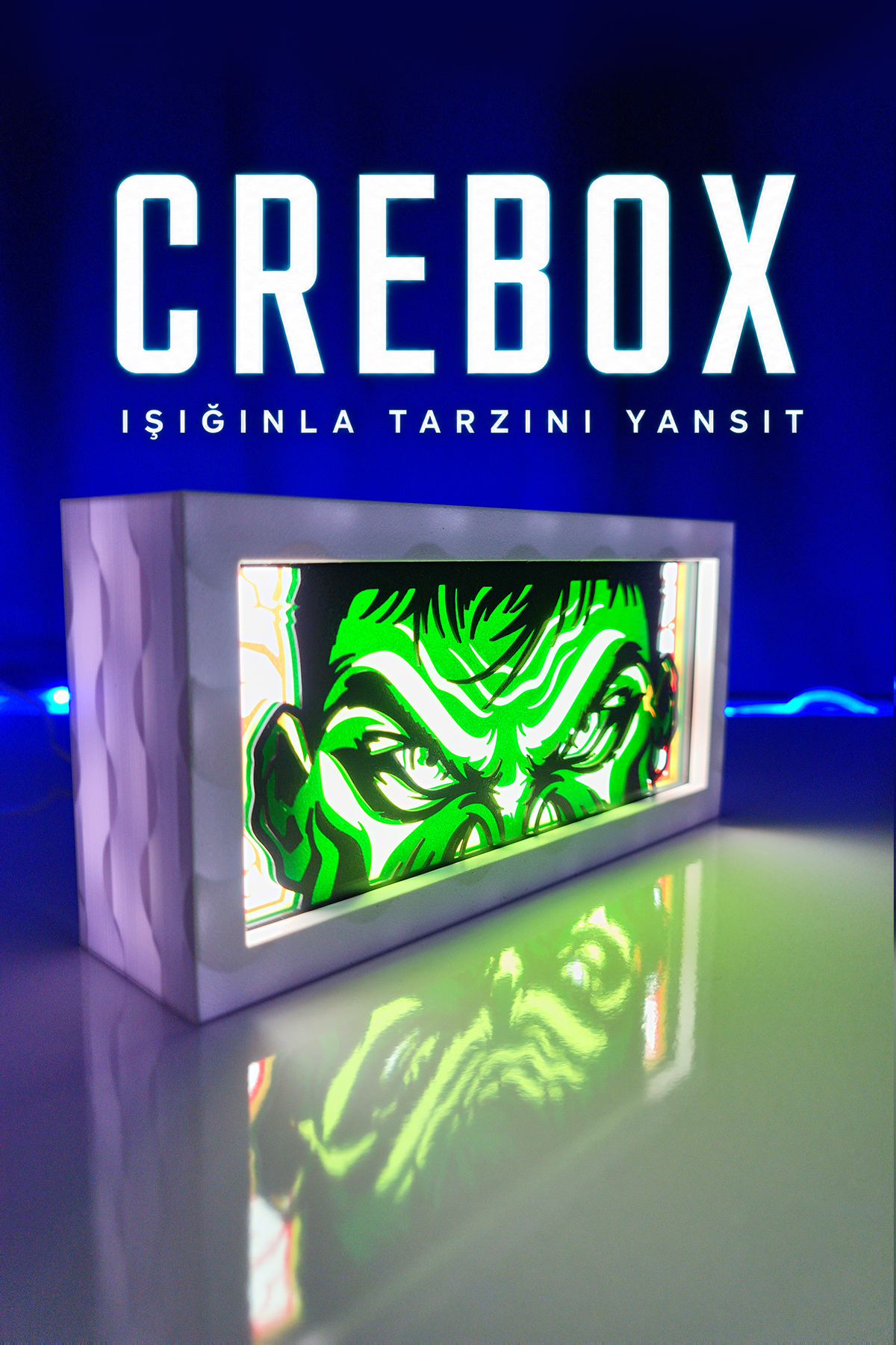 Crebox- Pikachu - Işıklı Dekoratif Çerçeve (Kopya)