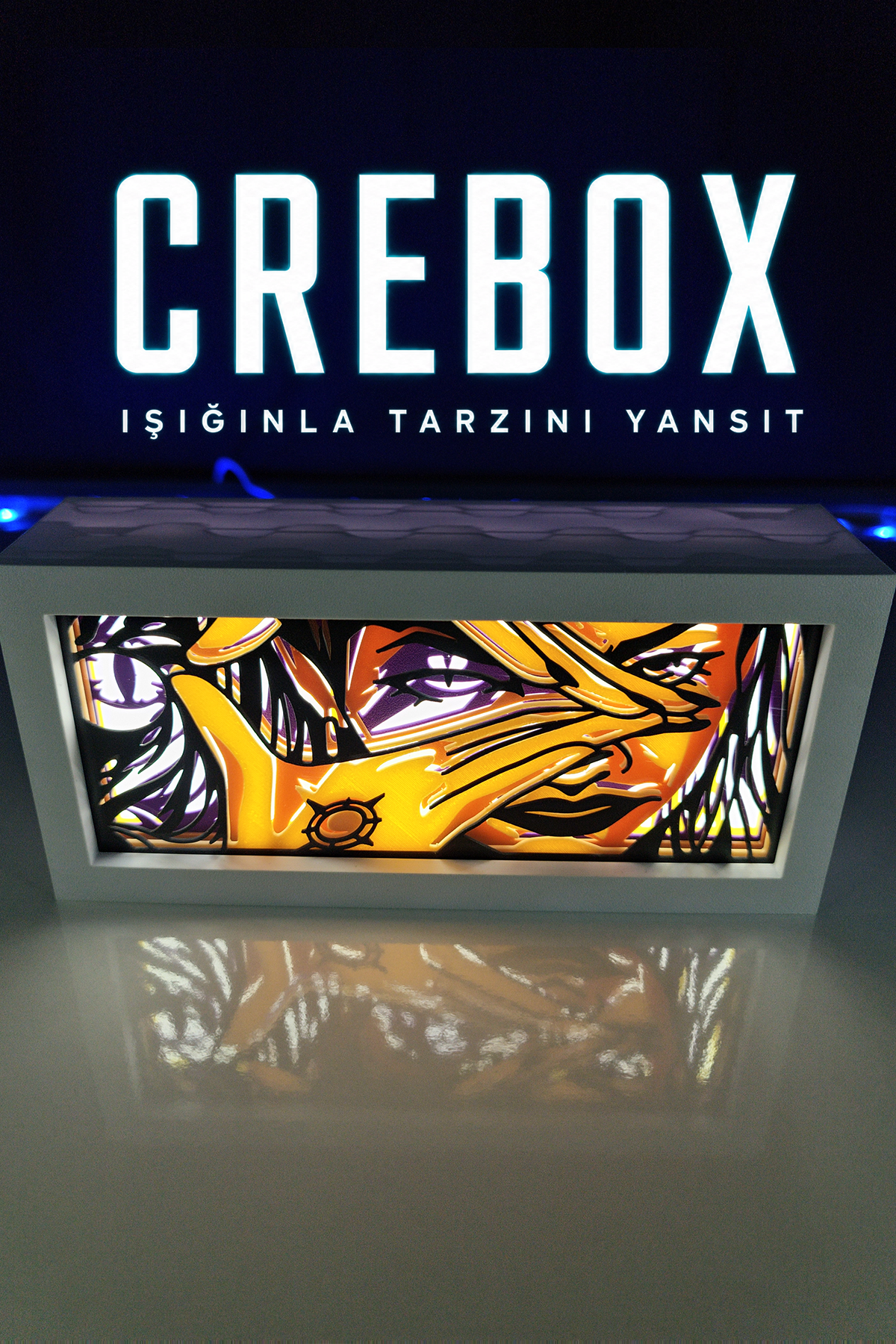 Crebox- Reyna - Işıklı Dekoratif Çerçeve