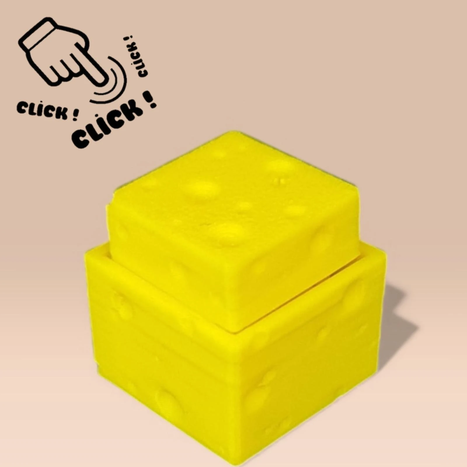 Peynir Clicker Anahtarlık