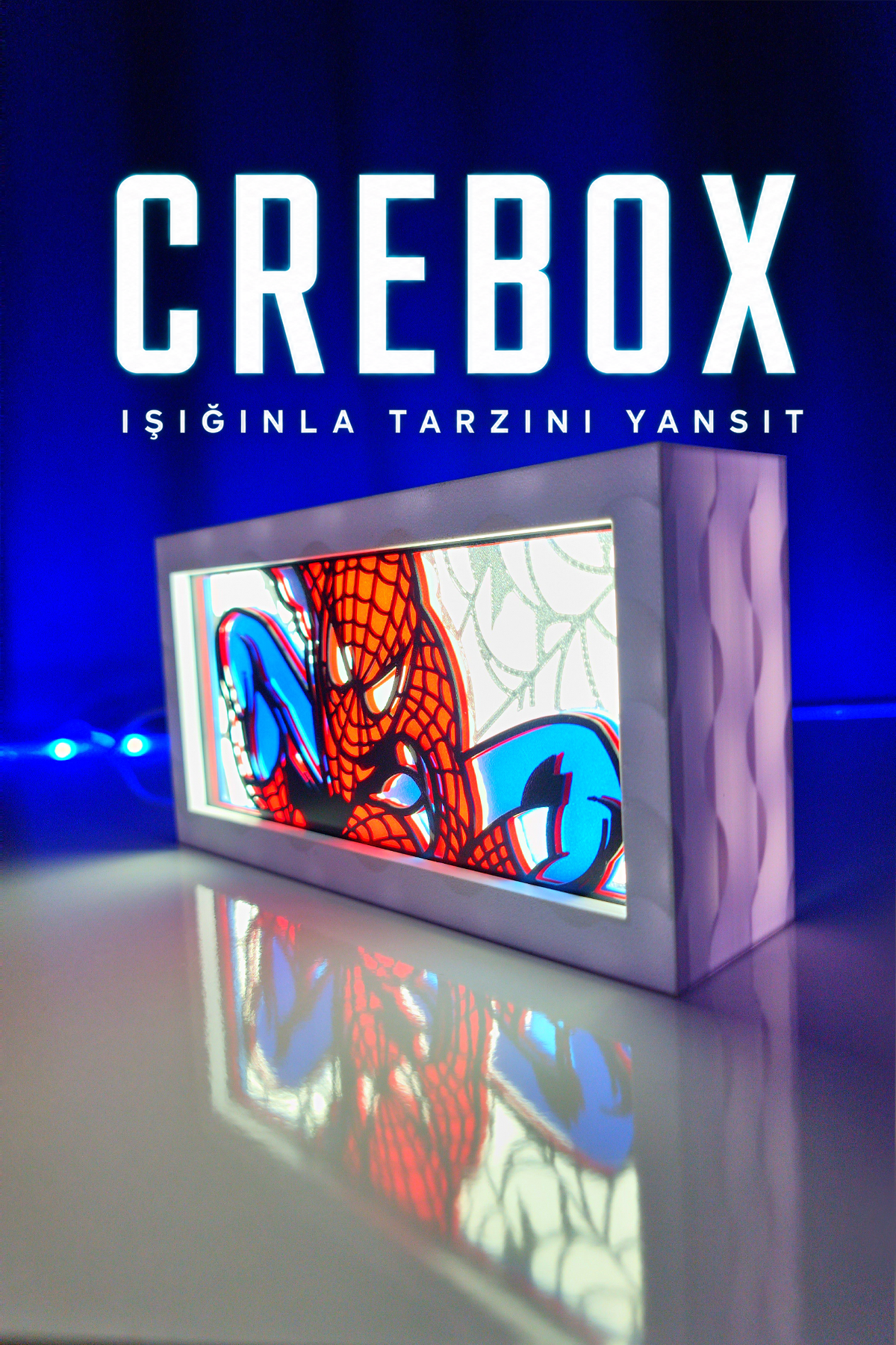 Crebox- Pikachu - Işıklı Dekoratif Çerçeve (Kopya)