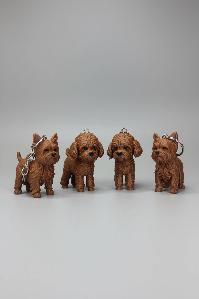Toy Poodle Anahtarlik