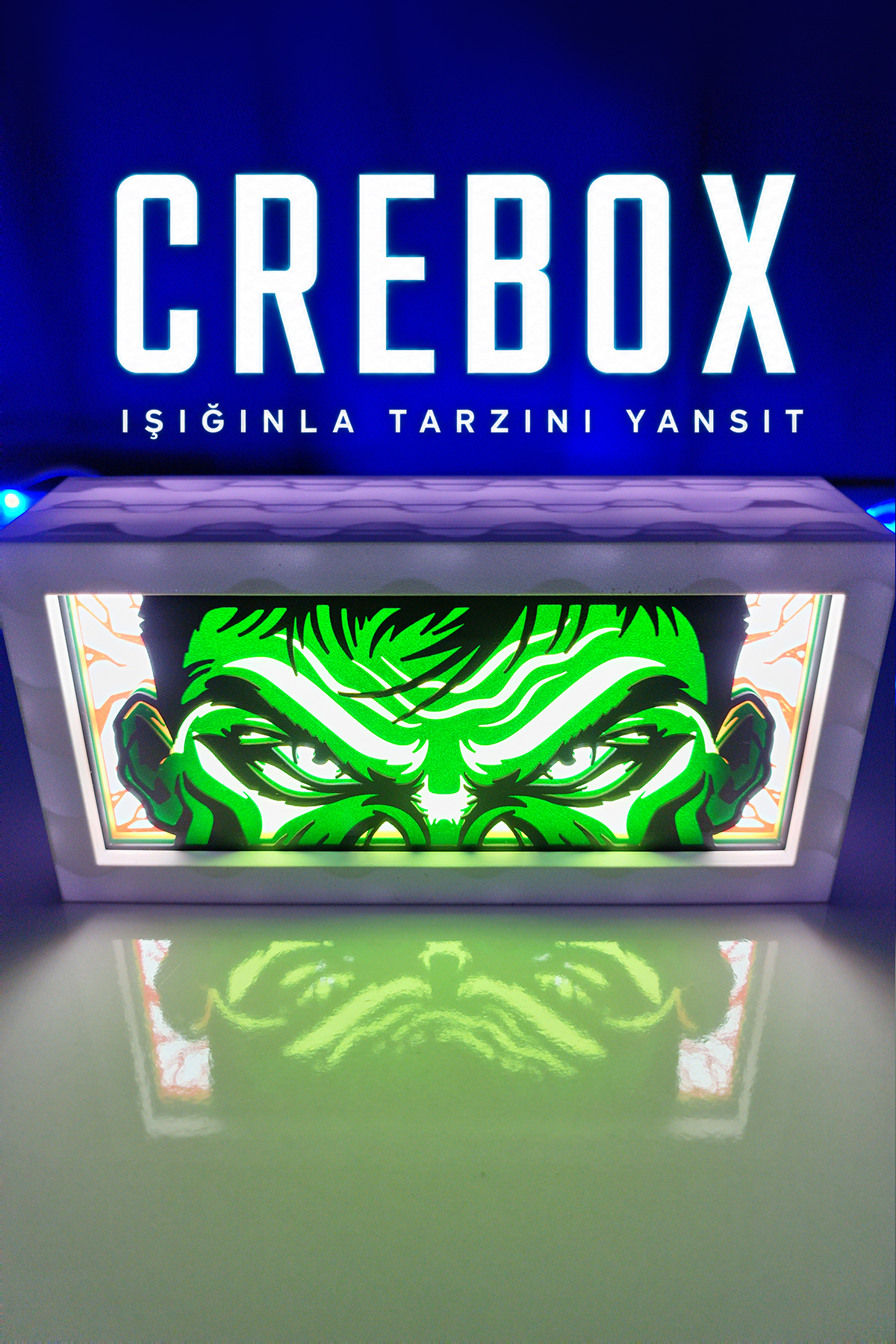 Crebox- Pikachu - Işıklı Dekoratif Çerçeve (Kopya)