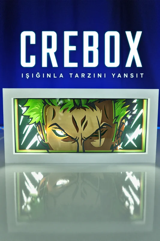 Crebox- Zoro - Işıklı Dekoratif Çerçeve