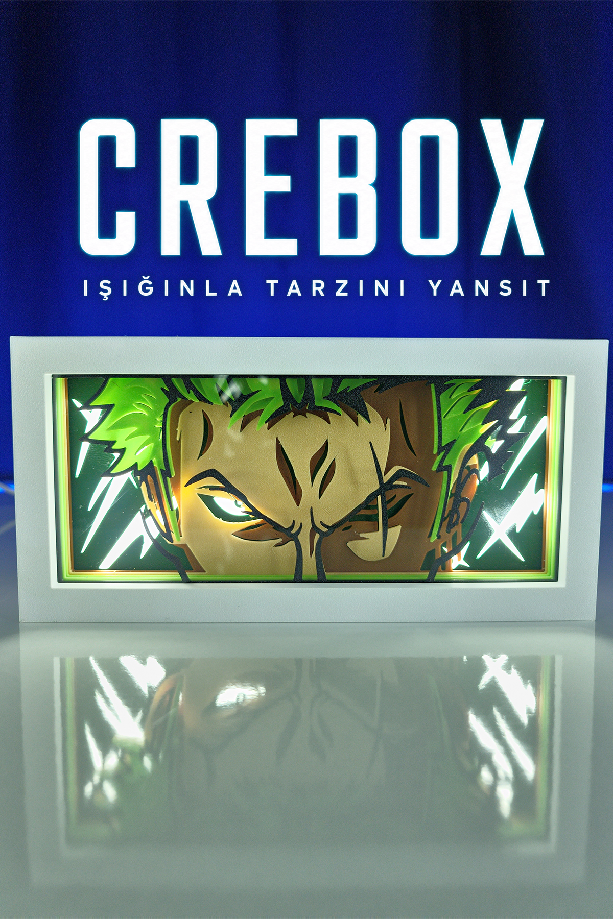 Crebox- Zoro - Işıklı Dekoratif Çerçeve