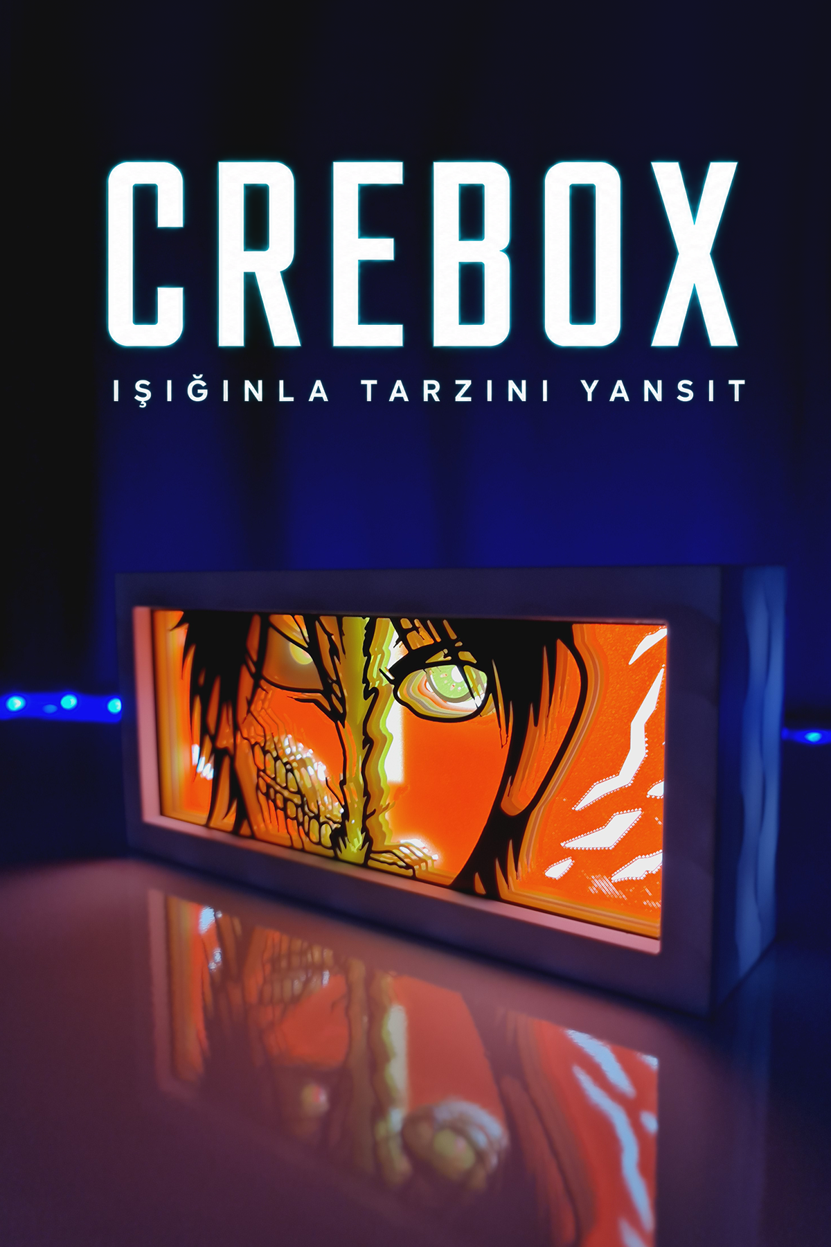 Crebox- Hulk - Işıklı Dekoratif Çerçeve (Kopya)