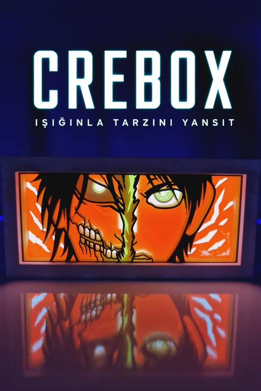 Crebox- EREN - Işıklı Dekoratif Çerçeve
