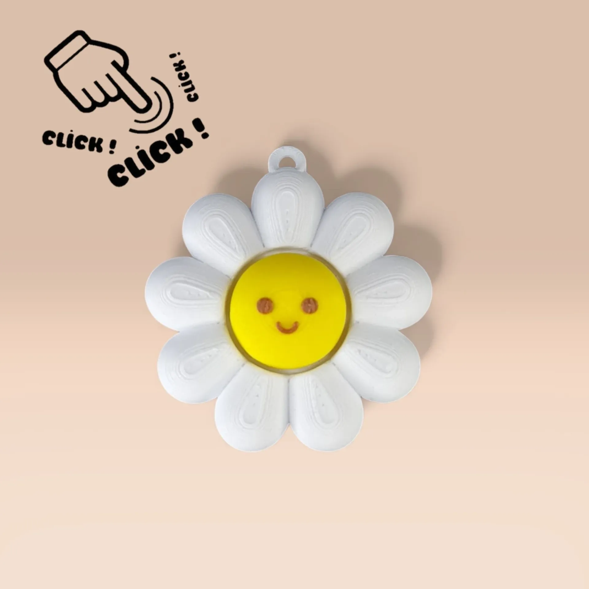 Papatya Clicker Anahtarlık