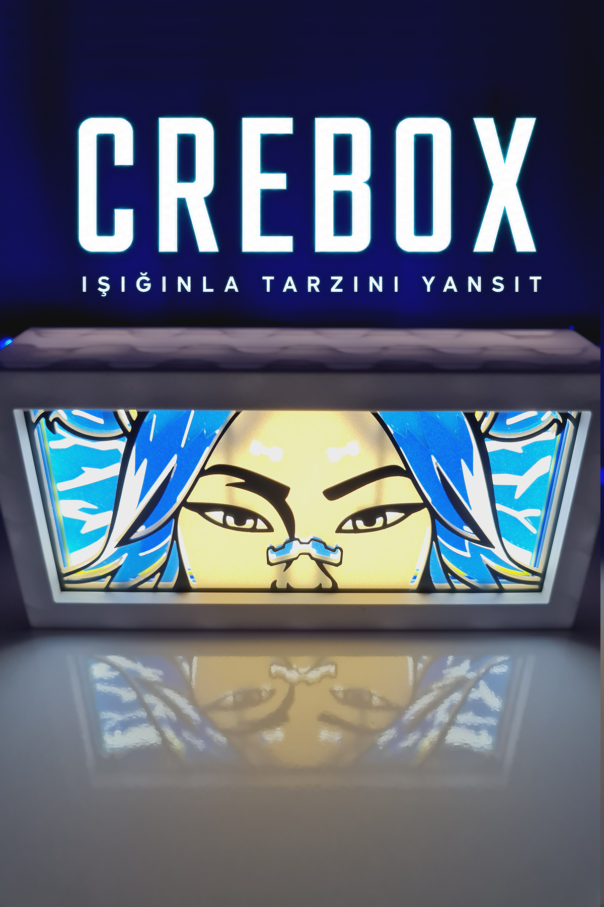Crebox- Mine.Steve - Işıklı Dekoratif Çerçeve (Kopya)