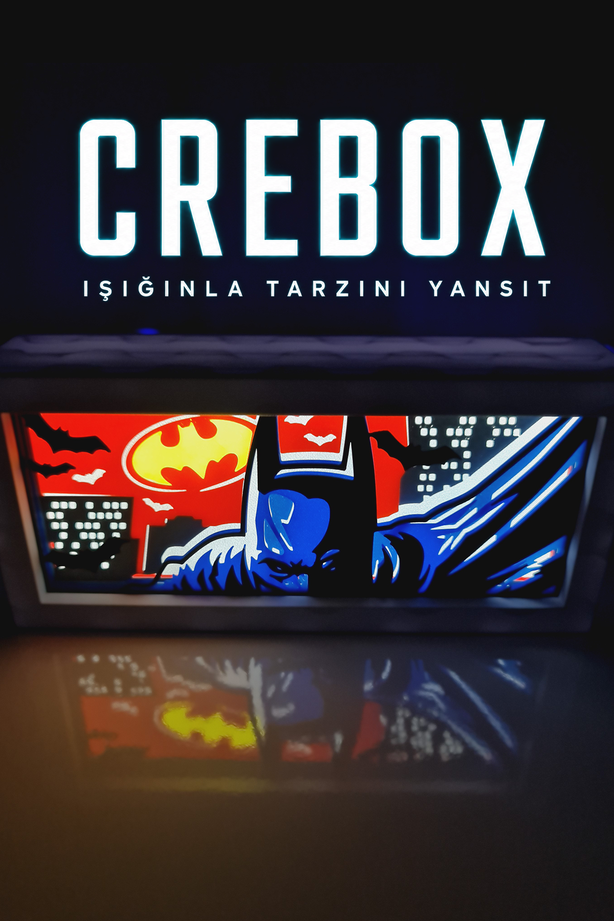 Crebox- Tony - Işıklı Dekoratif Çerçeve (Kopya)