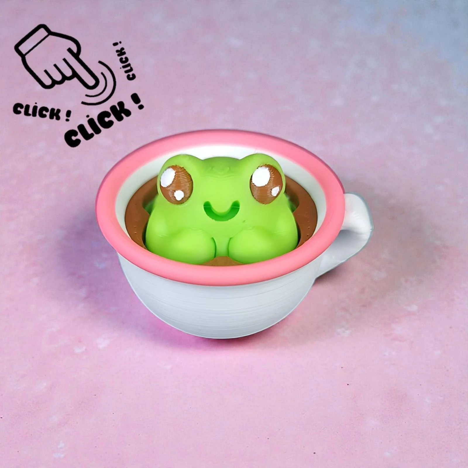 Kurbağa Clicker Anahtarlık
