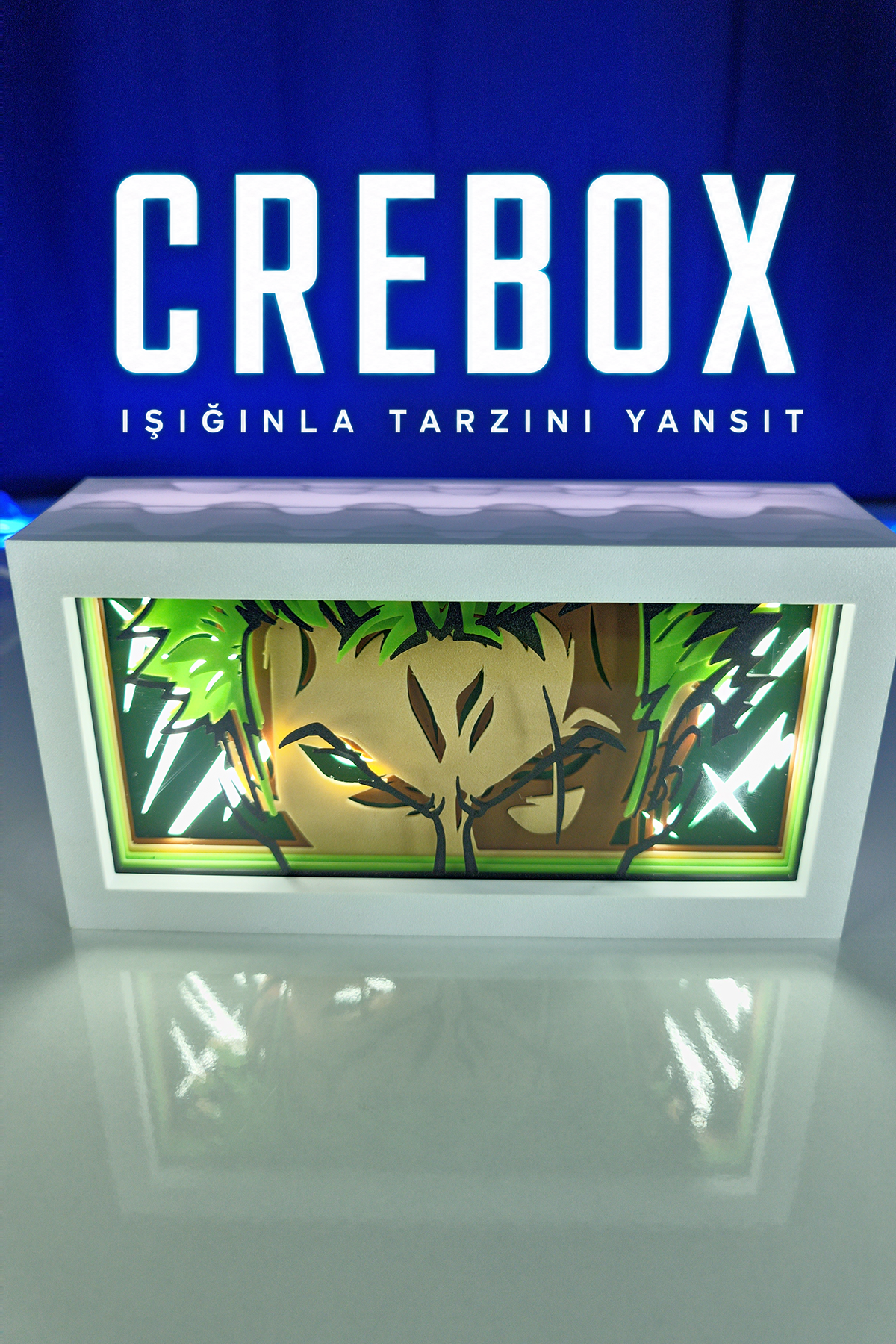 Crebox- Zoro - Işıklı Dekoratif Çerçeve