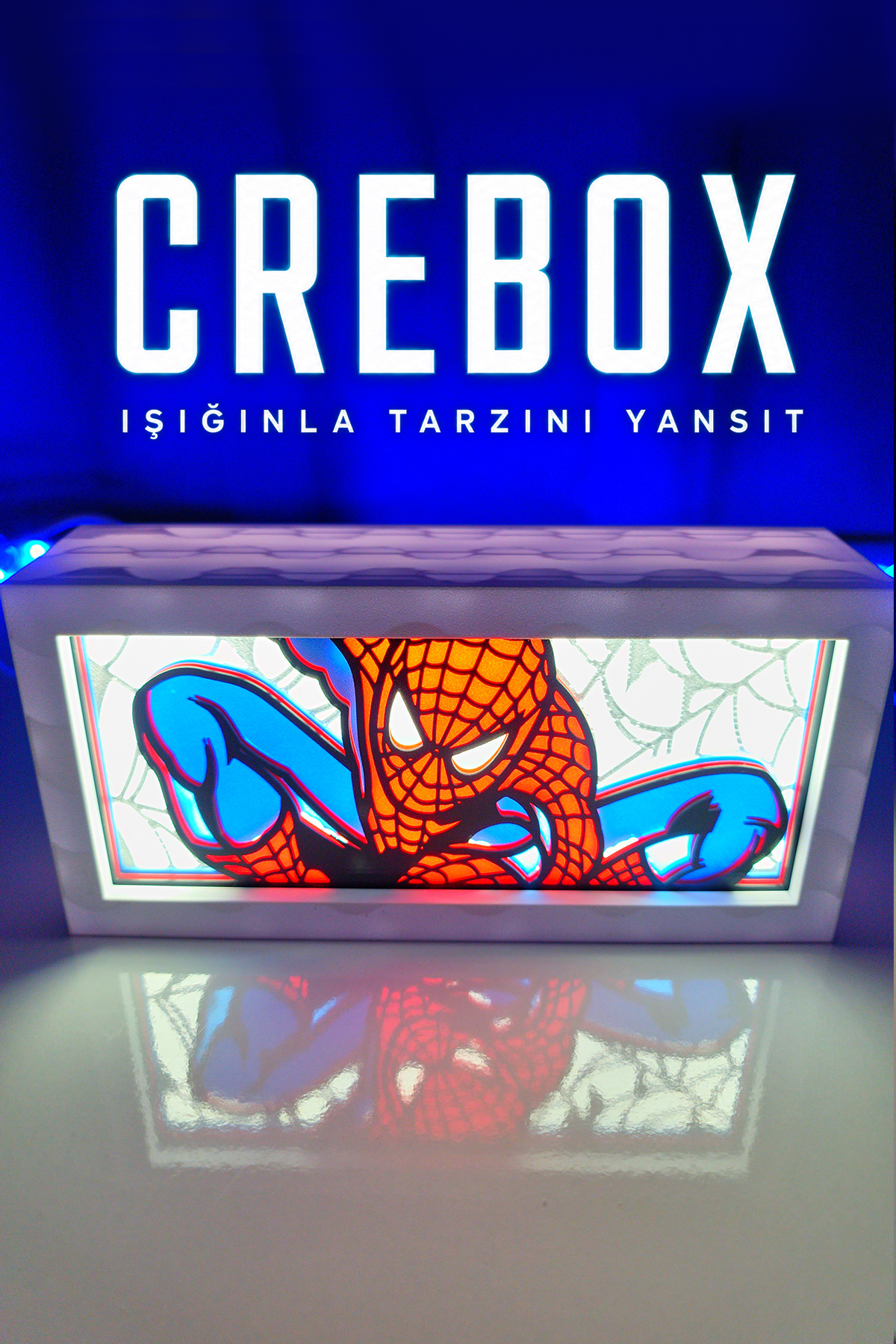 Crebox- Pikachu - Işıklı Dekoratif Çerçeve (Kopya)