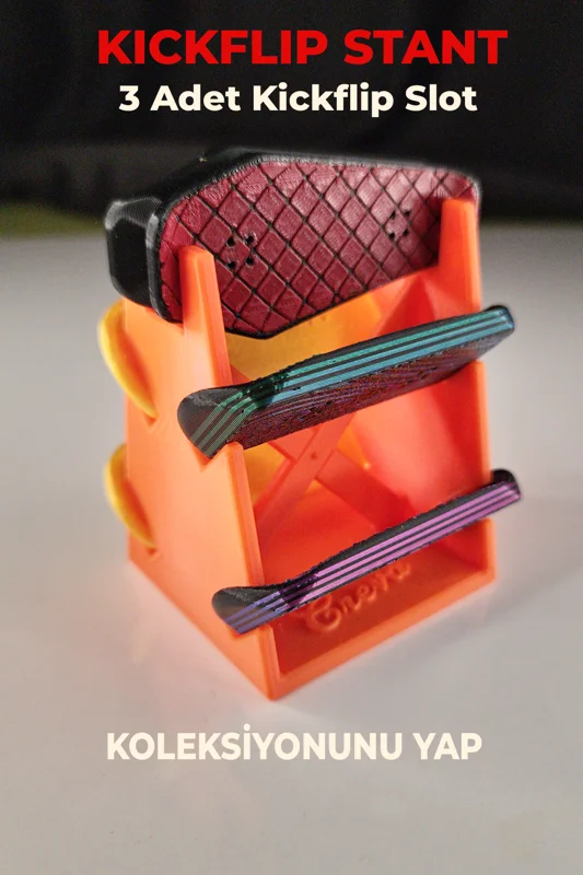Kickflip 3 Slot Stant (Koleksiyoner Özel Seri)