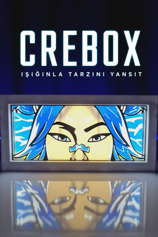 Crebox- Neon - Işıklı Dekoratif Çerçeve
