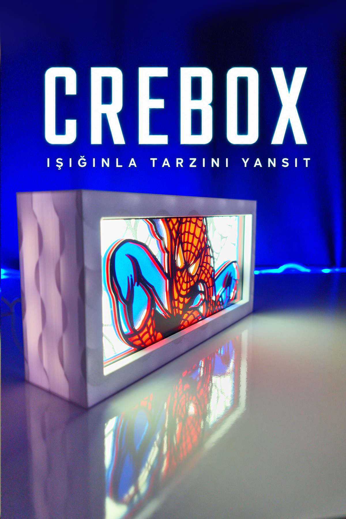 Crebox- Pikachu - Işıklı Dekoratif Çerçeve (Kopya)