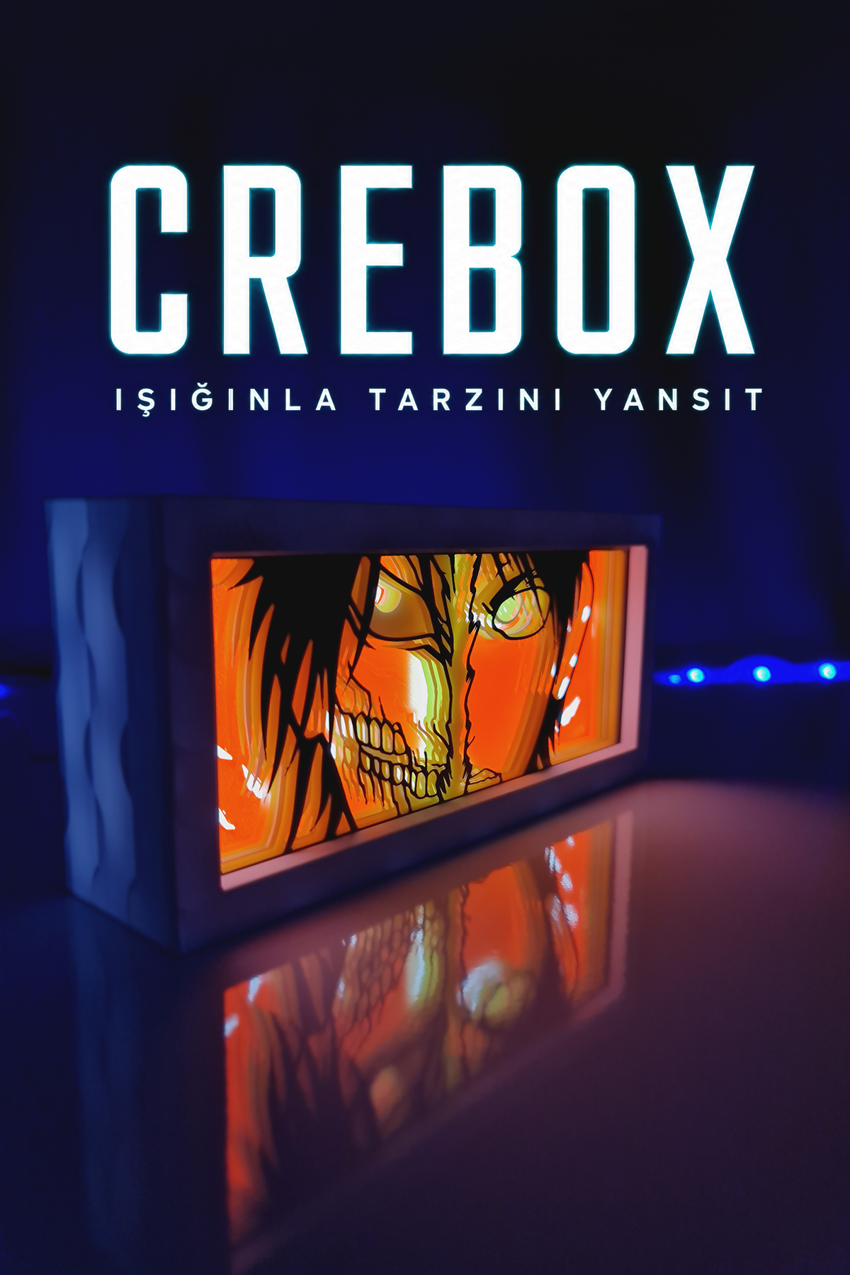 Crebox- Hulk - Işıklı Dekoratif Çerçeve (Kopya)