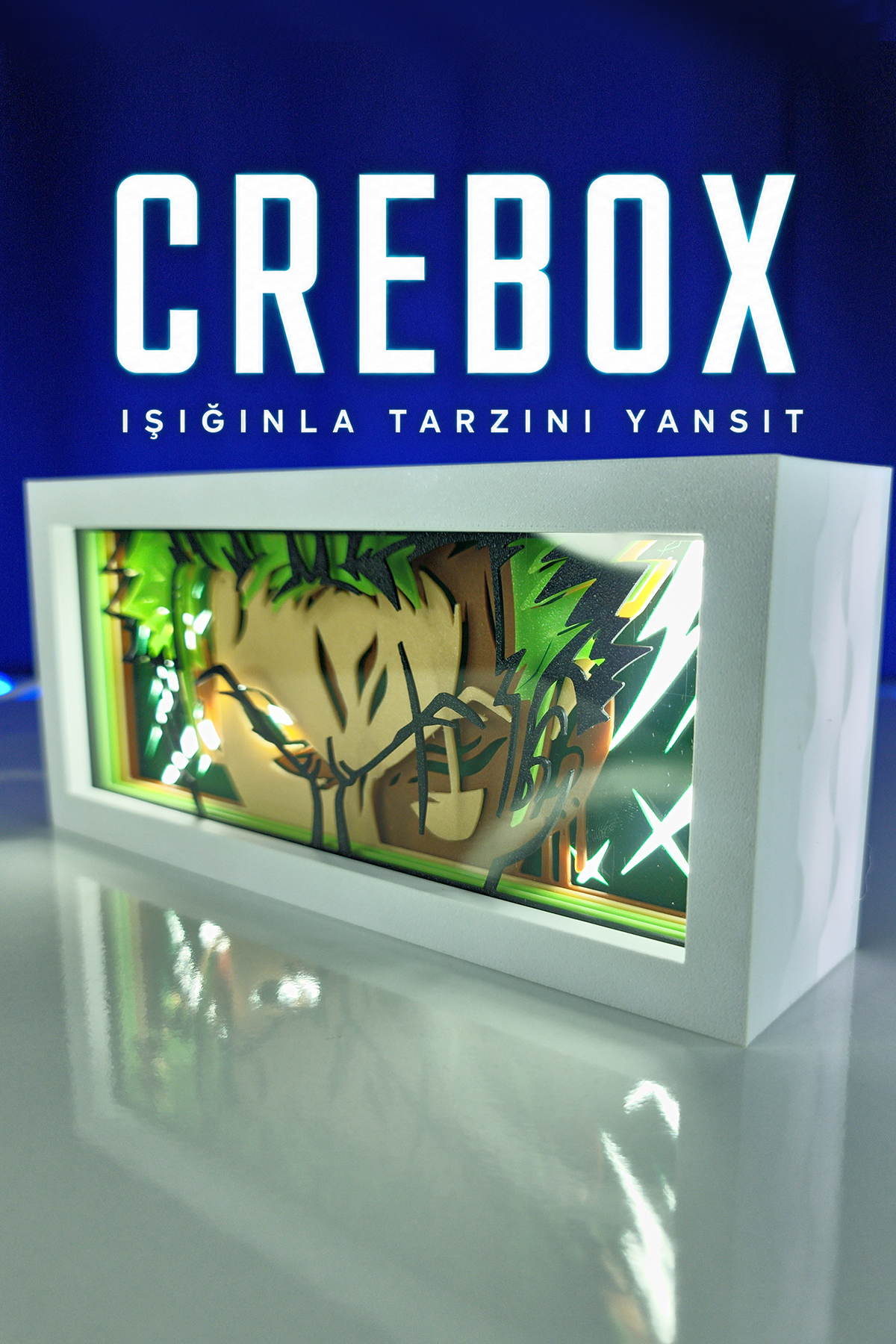 Crebox- Zoro - Işıklı Dekoratif Çerçeve