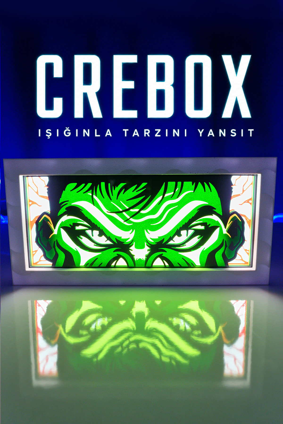 Crebox- Pikachu - Işıklı Dekoratif Çerçeve (Kopya)